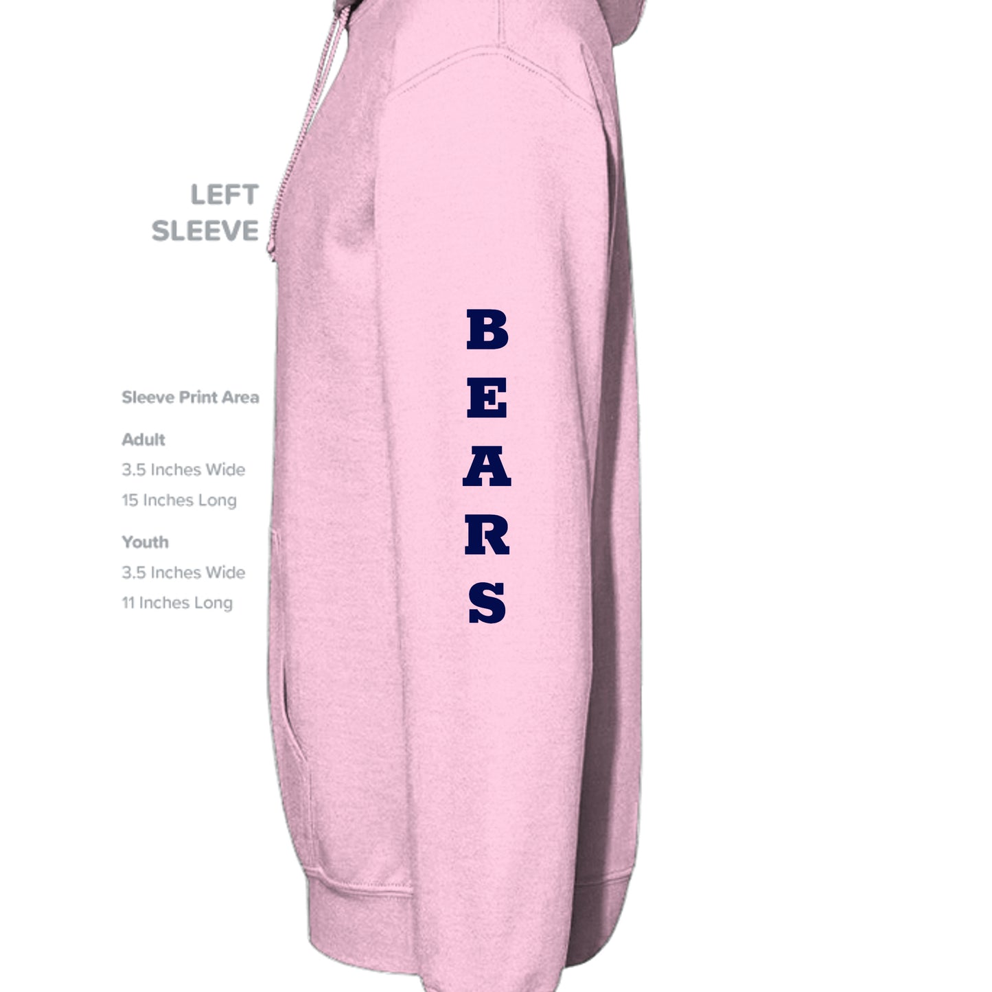 LIGHT PINK - G185 - SLEEVE_LEFT