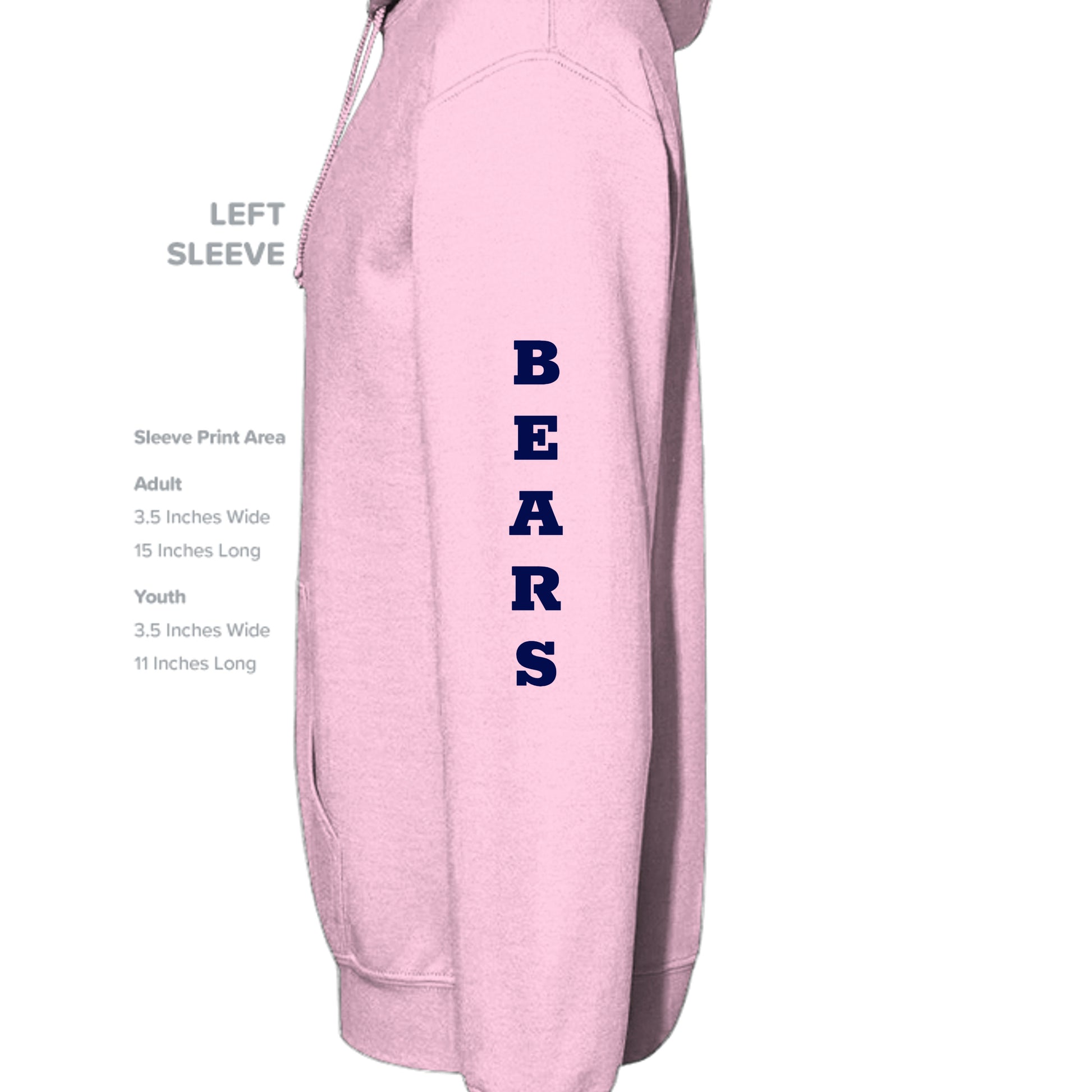 LIGHT PINK - G185 - SLEEVE_LEFT