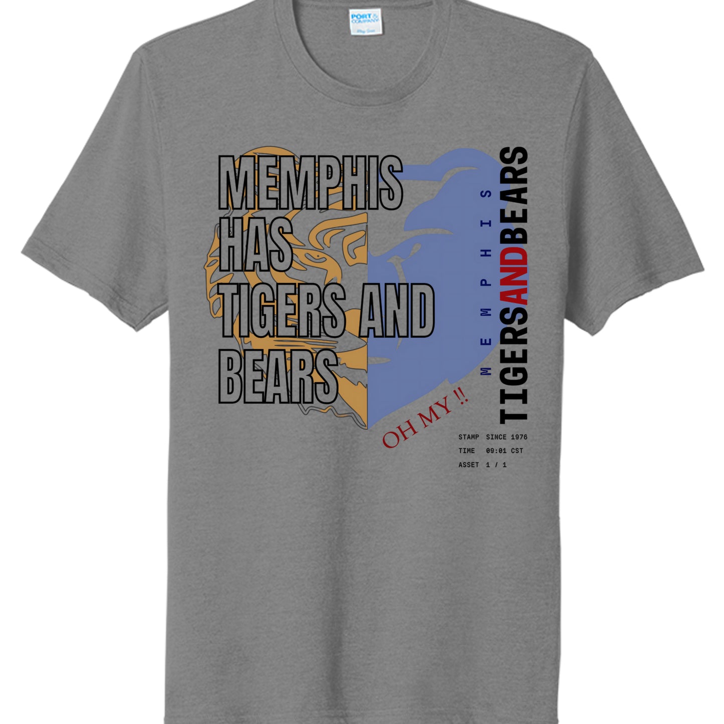 Graphite Heather - PC330 - FRONT