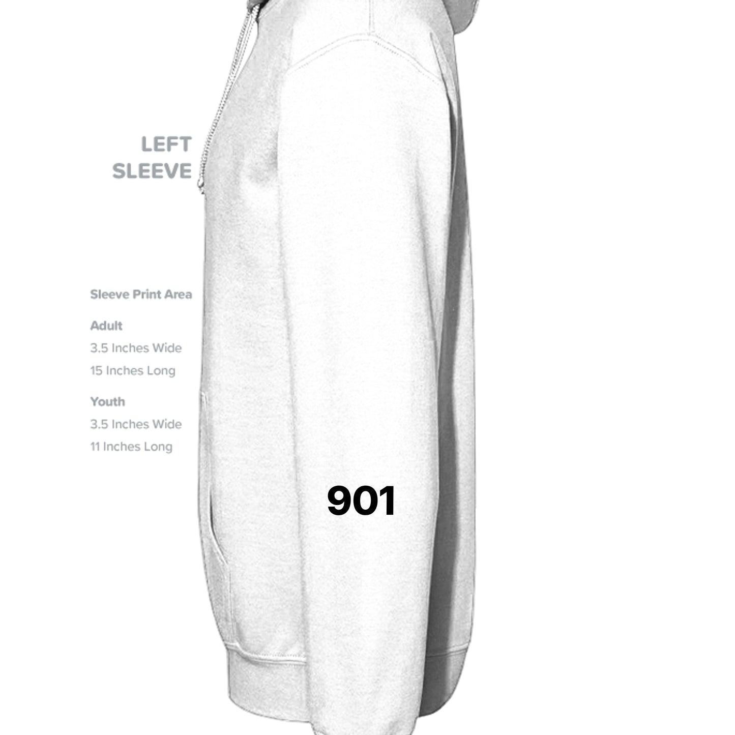 WHITE - G185 - SLEEVE_LEFT