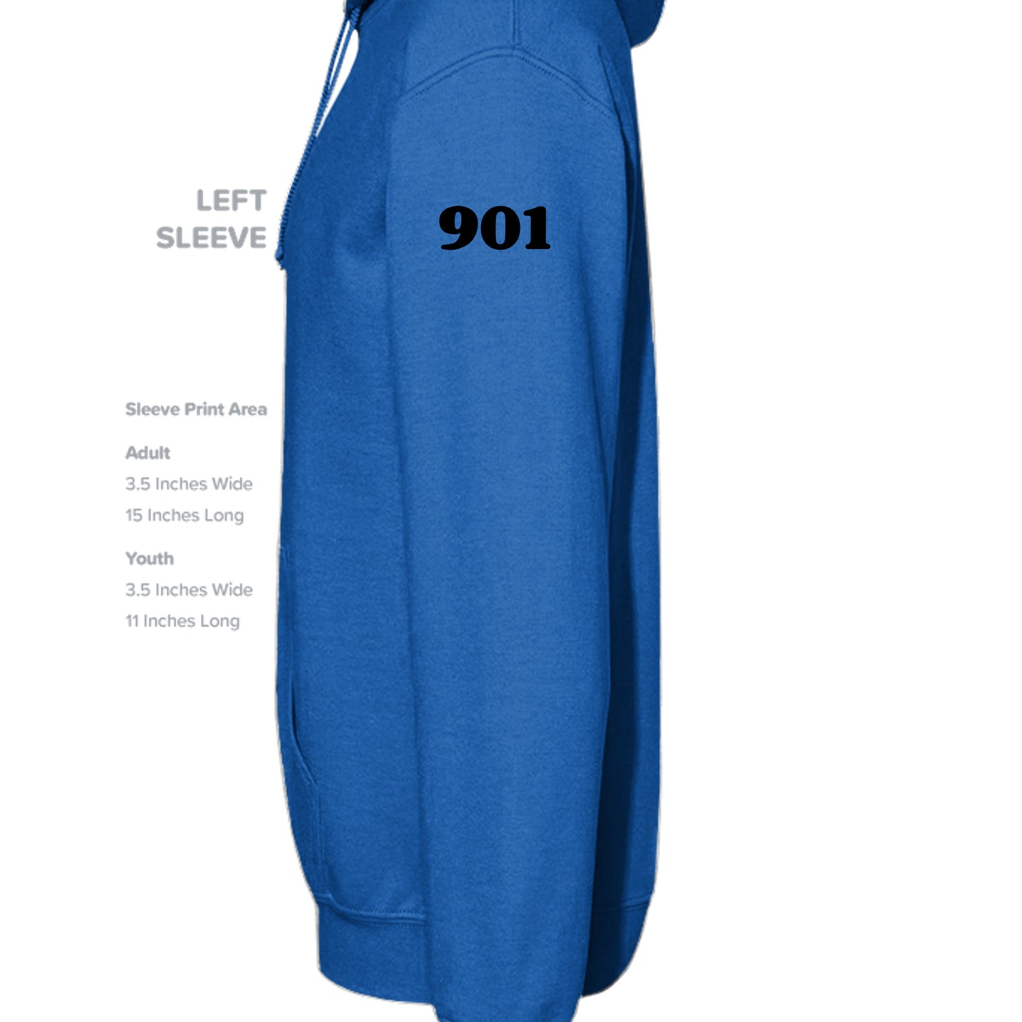 Neon Blue - G185 - SLEEVE_LEFT